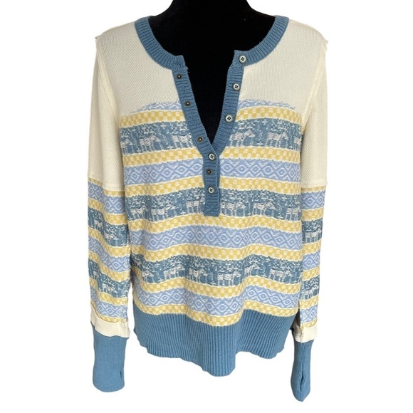 Free People To The Woods Sweater Large - Picture 3 of 12